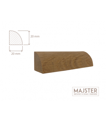 ćwierćwałek wypukły dębowy