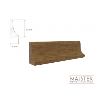 listwa  przypodłogowa dębowa 2