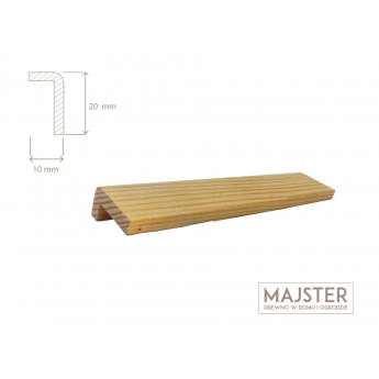listwa kątowa sosnowa